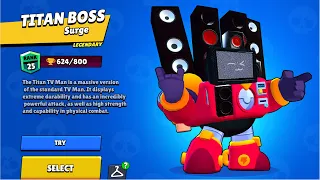 Titan TV Boss Surge - Skibidi toilet x Brawl Stars 2