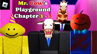 Mr. Cow's Playground [Chapter 1 - 3] : roblox mascot horror gameplay walkthrough