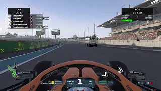 He tried to brake check all three of us... - F1 2021