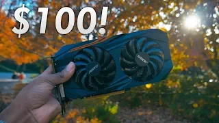 The Perfect $100 GPUs - Faster than the 1050 Ti! | OzTalksHW