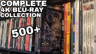 MY COMPLETE 4K BLU-RAY COLLECTION - live video - 500+ movies