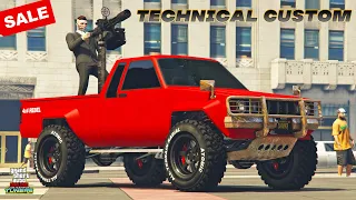 Technical Custom Weaponized Truck Clean Build & Review | GTA 5 Online | SALE