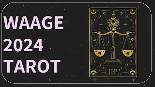 Waage ♎️ 2024 Tarot Legung | schicksalhafte Veränderungen!! Alles neu...unverhofft kommt oft. Wow!!!