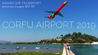 Spectacular Take off and Landings at Corfu Airport - Planespotting 2019