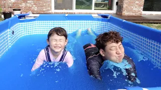 [30분] 라임의 젤리베프 수영장과 파자마삼총사 키즈카페 놀이 indoor playground fun for kids| LimeTube