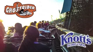 May 2019 Ghost Rider Roller Coaster On Ride HD POV Knott's Berry Farm