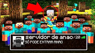 Invadindo servidores estranhos de Minecraft...