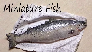 Realistic Miniature Fish / Salmon - Polymer Clay Tutorial