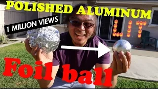 Super Polished Aluminum Foil Ball | Japanese Polishing Foil Ball