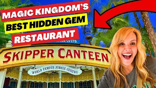 Best HIDDEN GEM Restaurant in Magic Kingdom - Skipper Canteen