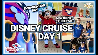 DISNEY CRUISE VLOG DAY 1 - DISNEY DREAM | Disney Cruise Line Embarkation Day Port Everglades