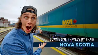 Taking the TRAIN across CANADA - Nova Scotia [Ep. 2]