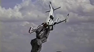 Rare 1994 Robosaurus Airshow event- he eats a plane - Kalamazoo Michigan