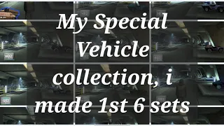 My Special Vehicle Collection, I made the 1st 6 sets