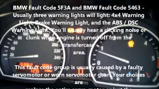 BMW X3 E83 X5 E53 Transfer Case  Failures & Actuator Motor Gear Replacement