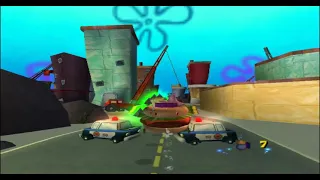 The SpongeBob SquarePants Movie Game PS2 Walkthrough Part 3 Sandwich Driving 101