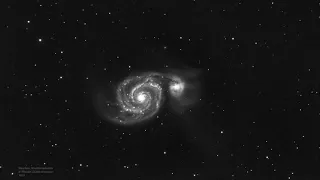 M51 Whirlpool Galaxy: 65 years of star movement