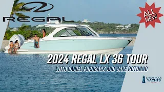 Boat Tour of the ALL NEW 2024 Regal LX 36 | Sandy Hook Yachts