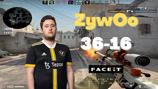 ZywOo 36K FACEIT POV (DUST2) 2022.08.21