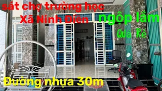 Chốt ngay bà con ơi nhà mặt tiền đường nhựa 30m gần chợ trường học Xã quá rẻ -muabánnhàđấttâyninh