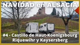 🇫🇷 Castillo HAUT-KOENIGSBOURG, RIQUEWIHR y KAYSERSBERG | 🎅 NAVIDAD en Alsacia #4 | En AUTOCARAVANA