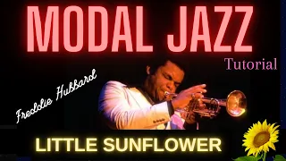 MODAL JAZZ: " Little Sunflower" (Freddie Hubbard)- A Jazz Tutorial