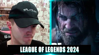 РЕАКЦИЯ НА LEAGUE OF LEGENDS 2024 | КИНЕМАТОГРАФИЧЕСКИЙ РОЛИК LEAGUE OF LEGENDS РЕАКЦИЯ