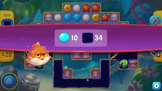 Fishdom 834 Hard Level - NO BooSTERS