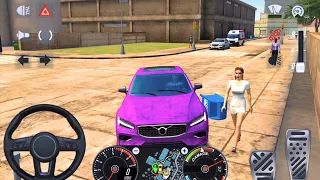 Purple Uber Driver🚖 👮‍♂️⭐️ Taxi Sim 2023 - Car Games 3D Android iOS Gameplay