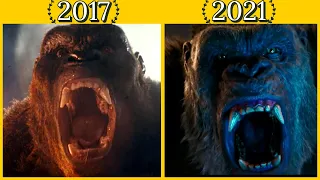 Comparison of Kong in the Monsterverse! (2017 vs 2021)