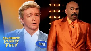 Rhys Darby BAFFLES Steve Harvey! | Celebrity Family Feud