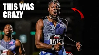 Noah Lyles & Erriyon Knighton Run Historically Fast Times In 150 Meter Showdown