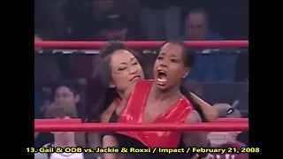 Every Single TNA Knockouts Match Finish from 2008