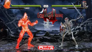 KILLER INSTINCT - CINDER VS SPINAL GAMEPLAY