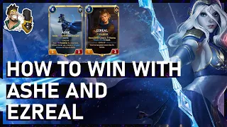 LoR | Can Ashe Cool Down the Meta?!! BIG ARROW! Ezreal Ashe Deck Guide and Gameplay.
