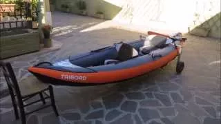 kayak gonfiabile a motore