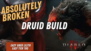 The ULTIMATE Lilith & Tier 100 Druid Build! FACETANKS Everything!