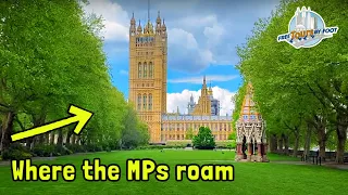 Walk around the Palace of Westminster + Westminster Abbey | London Walking Tour