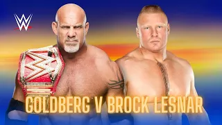 WWE Goldberg Vs Brock Lesnar - Full Match