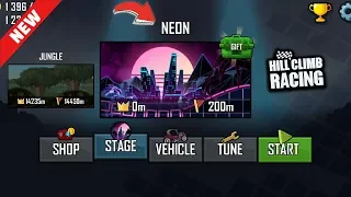 Hill Climb Racing - New Map NEON - 1.39.0 Update