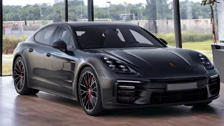 NEW 2024 Porsche Panamera Hybrid Sports Sedan Interior And Exterior Details