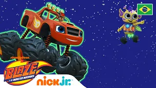 Blaze e AJ e o reencontro da família alienígena | Blaze e os Monster Machines