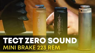 Саундмодератор Глушник Zero Sound MINI BRAKE 223 Rem Огляд Встановлення та Тест на Кучність Стрільба