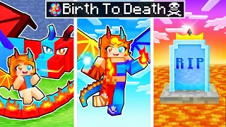 Birth to Death of an ELEMENTAL DRAGON in Minecraft!