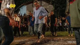 Greek Village Celebrates End of Spring with Fire Walking Ritual