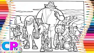 Sonic Boom Coloring Pages/Amy Rose/Tails/Knuckles/Sticks/Doctor Eggman/NCS & Elektronomia Music