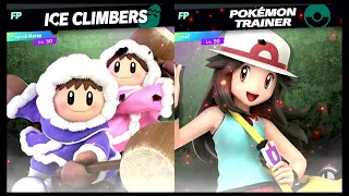 Super Smash Bros Ultimate Amiibo Fights – Ice Climbers vs the World #76 Ice Climbers vs Leaf