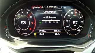 2016 Audi A4 1.4T FSI Sport (110kW/150hp) Stronic 0-150km/h with GPS results