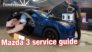 Mazda 3 service guide - how to service 2012