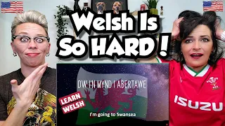 American Couple Reacts: Welsh! Trying To Pronounce and Learn Welsh Words! Wales This is HARD!